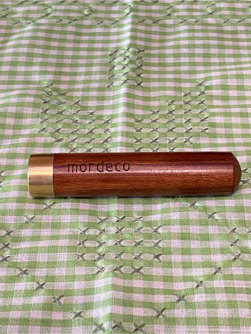 Mordeco rosewood needle holder/ stash tube (D-2)